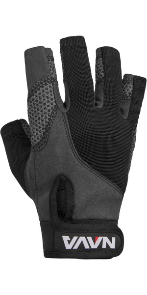 2026 Nava Performance Nava Prestige Short Finger Sailing Gloves NAVAPGSF01 - Black